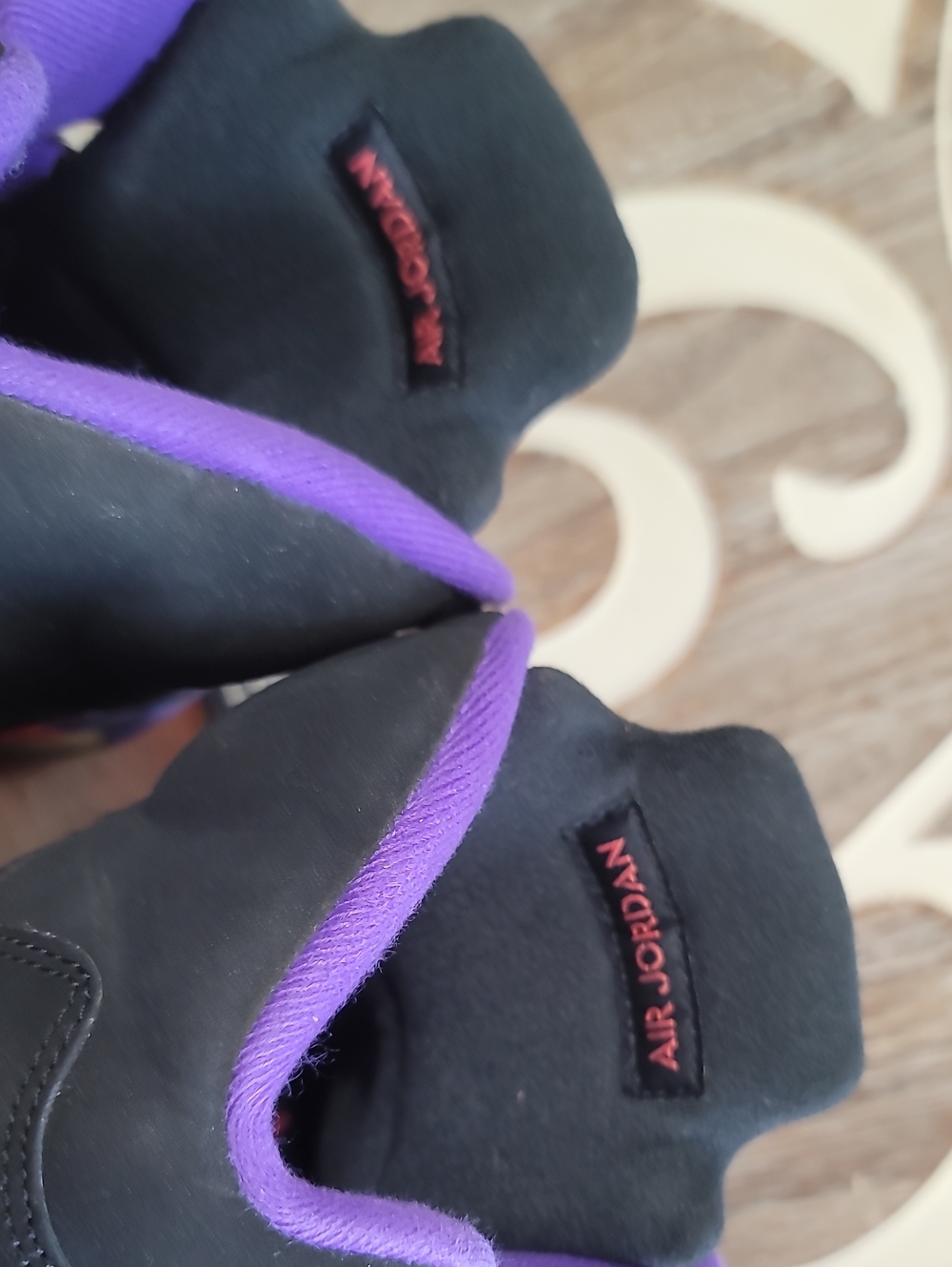 🔥 Nike Air Jordan 5 'Raptors' "Ember Glow/Fierce Purple" Wmns 8, Great Cond. - Picture 12 of 16